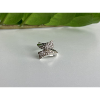 Sky Jewelry Кольцо из серебра с камнями кварц  Невесомость 7778