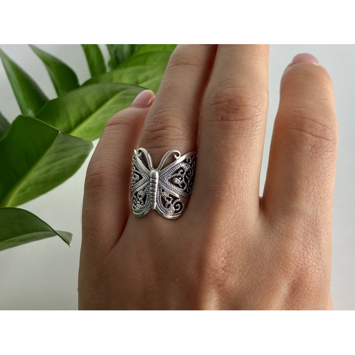 Sky Jewelry Кольцо из серебра  Бабочка  6667