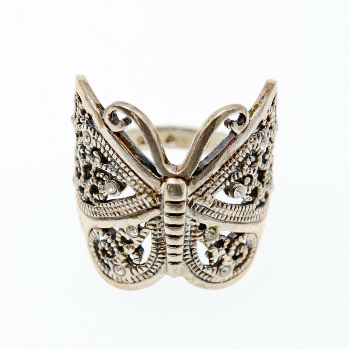 Sky Jewelry Кольцо из серебра  Бабочка  6667