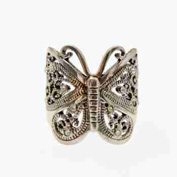 Sky Jewelry Кольцо из серебра  Бабочка  6667