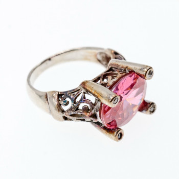 Sky Jewelry Кольцо из серебра с фианитами  Мечта