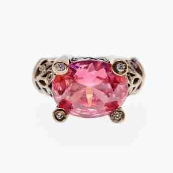 Sky Jewelry Кольцо из серебра с фианитами  Мечта