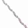 Sky Jewelry Серебряный браслет со вставками из сапфира  Обаяние   222