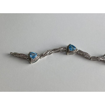 Sky Jewelry Браслет из серебра с топазом   Небеса   2627