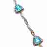 Sky Jewelry Браслет из серебра с топазом   Небеса   2627