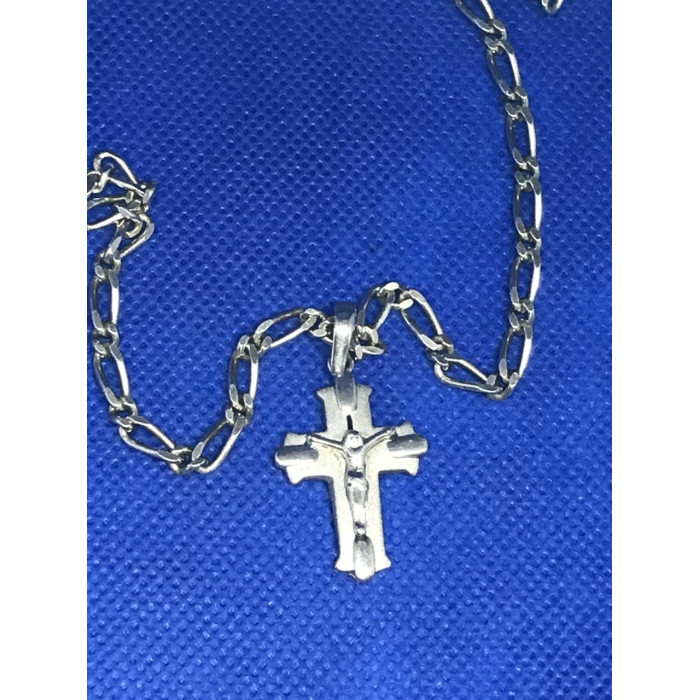 Sky Jewelry Серебряная цепочка с крестом для мужчины