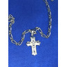Sky Jewelry Серебряная цепочка с крестом для мужчины