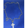 Sky Jewelry Серебряная цепочка с крестом для мужчины