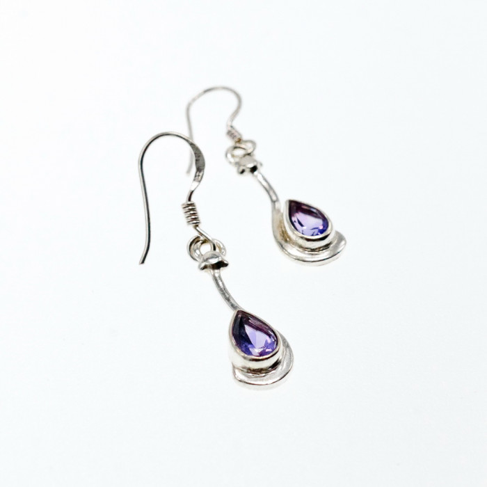 Sky Jewelry Серьги из серебра с турмалином  Желание