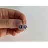 Sky Jewelry Серьги из серебра с аметистом   Мечта