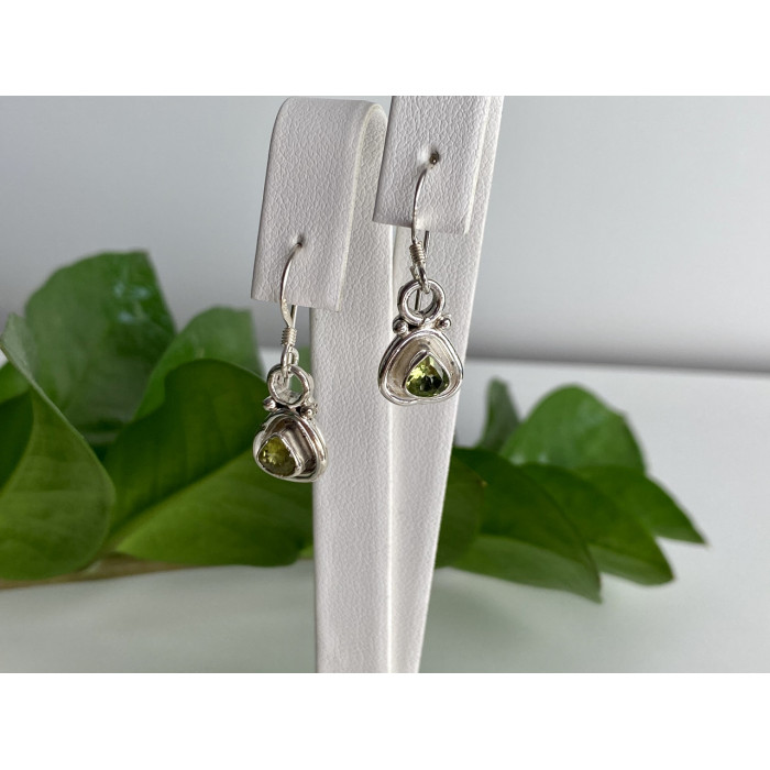 Sky Jewelry Набор из серебра с хризолитом