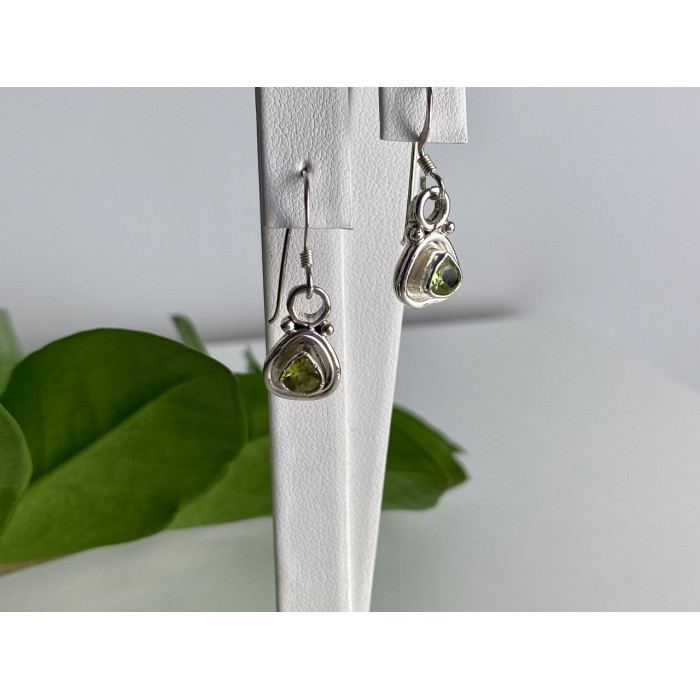 Sky Jewelry Набор из серебра с хризолитом