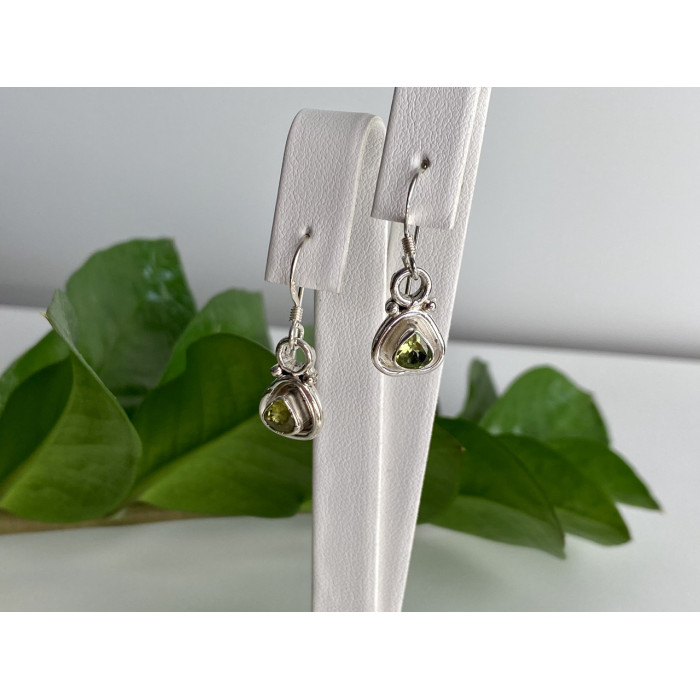 Sky Jewelry Набор из серебра с хризолитом