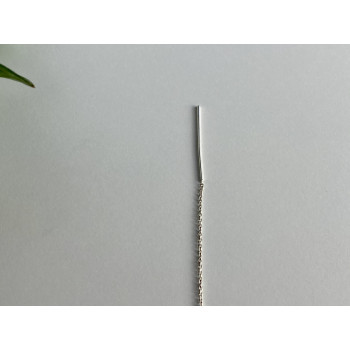 Sky Jewelry Серебряные серьги-протяжки (продевки)  с марказитом