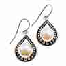 Sky Jewelry Серебряные серьги с жемчугом Винтаж