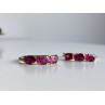 Sky Jewelry Золотые серьги с рубинами Романтика