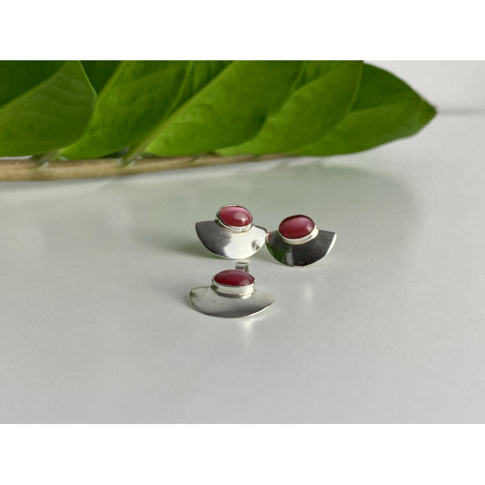 Sky Jewelry Набор из серебра с агатом  Классика