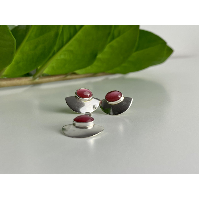 Sky Jewelry Набор из серебра с агатом  Классика