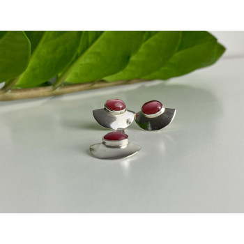 Sky Jewelry Набор из серебра с агатом  Классика