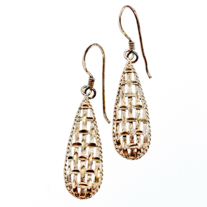 Sky Jewelry Серьги из серебра  Романтика