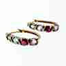 Sky Jewelry Серьги из серебра с позолотой с натуральными камнями  Винтаж