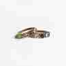 Sky Jewelry Серьги из серебра с позолотой с натуральными камнями  Прелесть