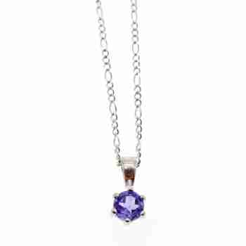 Sky Jewelry Серебряная цепочка с кулоном иолит    Сладость