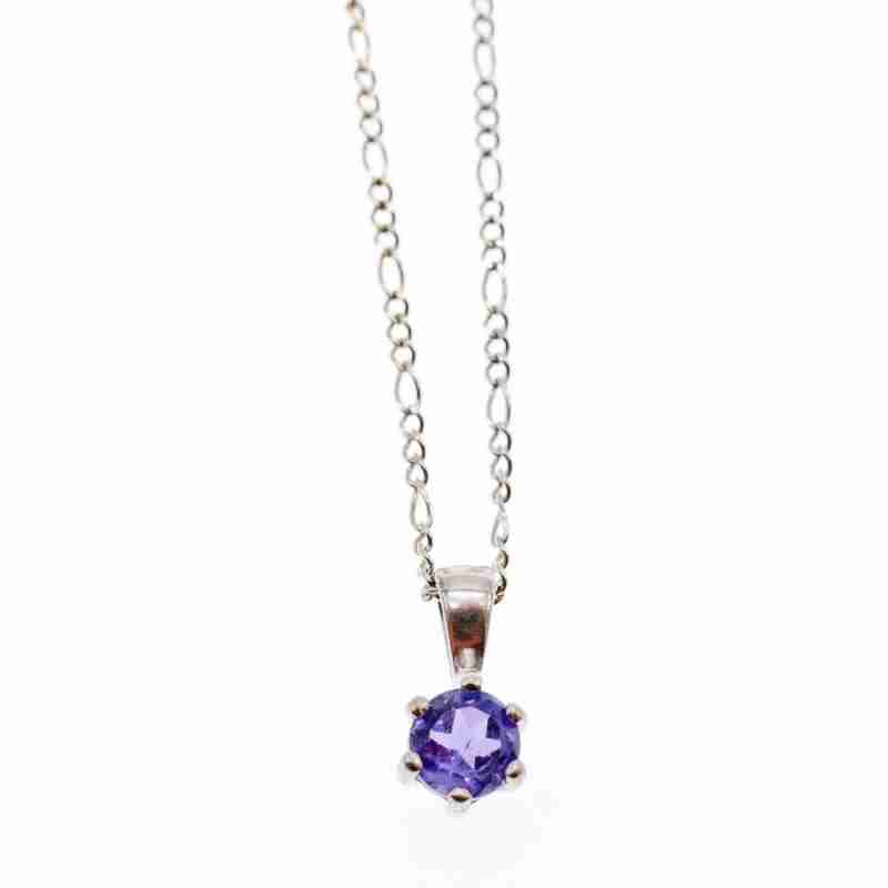 Sky Jewelry Серебряная цепочка с кулоном иолит    Сладость