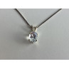 Sky Jewelry Серебряная цепочка с кулоном турмалин Ахроит