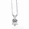 Sky Jewelry Серебряная цепочка с кулоном турмалин Ахроит