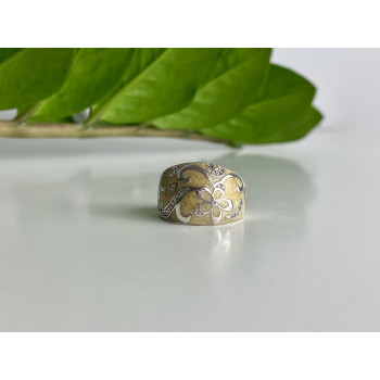 Sky Jewelry Кольцо из серебра с агатом и фианитами  88889