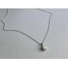Sky Jewelry Серебряная цепочка с кулоном опал Восторг
