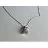 Sky Jewelry Серебряная цепочка с кулоном фианиты  Желание