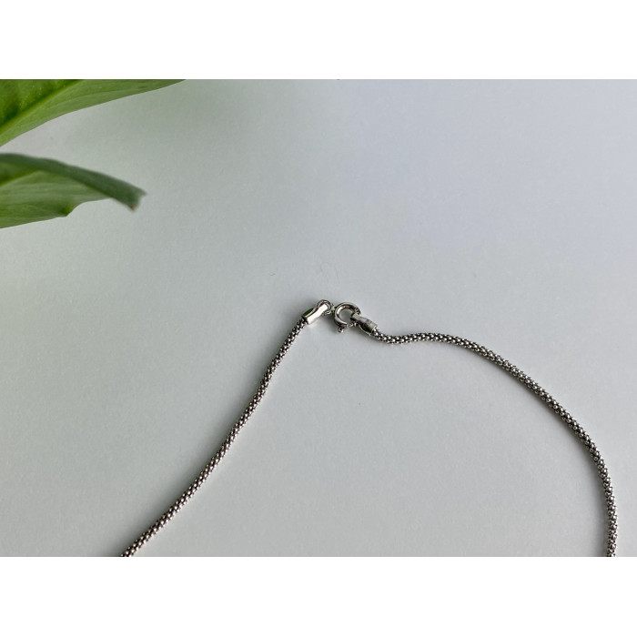 Sky Jewelry Серебряная цепочка с кулоном янтарь  Цветок