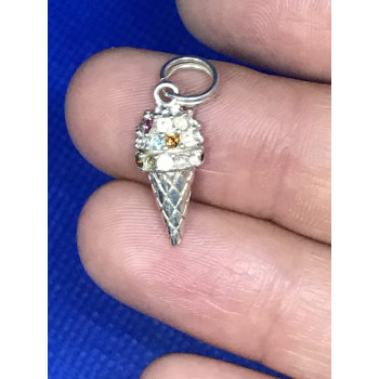 Sky Jewelry Кулон мороженое 925 пробы серебро