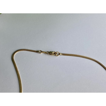 Sky Jewelry Серебряное ожерелье в позолоте с камнями белая шпинель