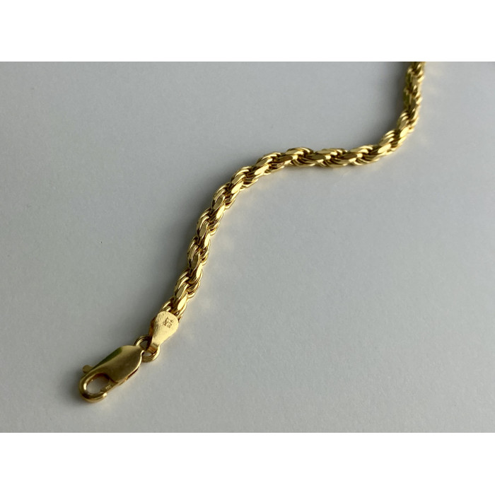 Sky Jewelry Серебряный браслет в позолоте  Классика Италии