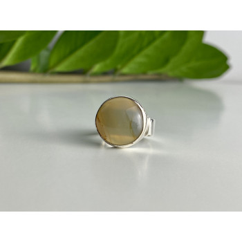 Sky Jewelry Кольцо из серебра с агатом  Винтаж