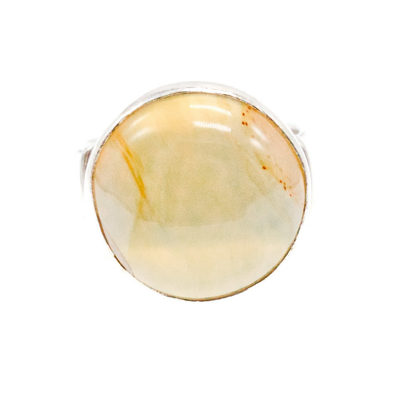Sky Jewelry Кольцо из серебра с агатом  Винтаж