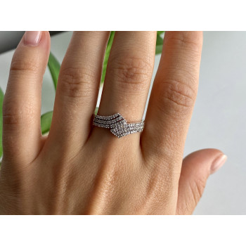 Sky Jewelry Кольцо из серебра с камнями топаз   Бесконечность