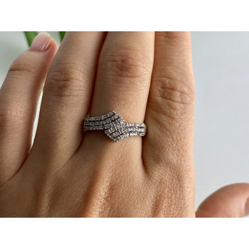 Sky Jewelry Кольцо из серебра с камнями топаз   Бесконечность