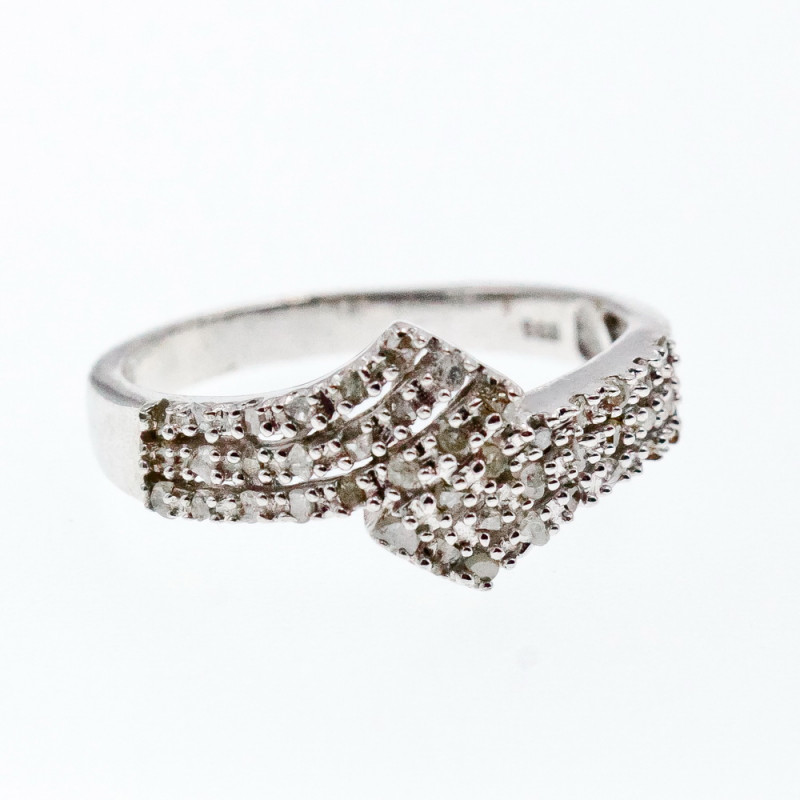 Sky Jewelry Кольцо из серебра с камнями топаз   Бесконечность