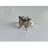Sky Jewelry Серебряное кольцо с перламутром  Бабочка