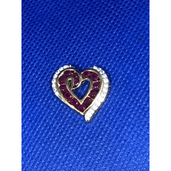 Sky Jewelry Кулон в позолоте 925 проба с камнем розовая шпинель