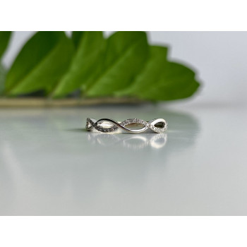 Sky Jewelry Золотое кольцо 10К (417 проба) с бриллиантами   Принцесса