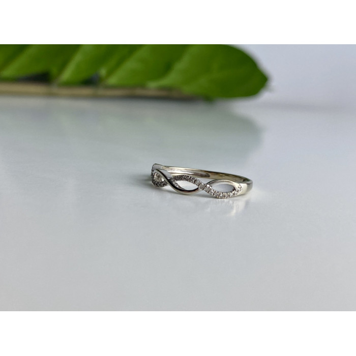 Sky Jewelry Золотое кольцо 10К (417 проба) с бриллиантами   Принцесса