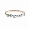 Sky Jewelry Золотое кольцо 10К (417 проба)  с белыми сапфирами  Сердце