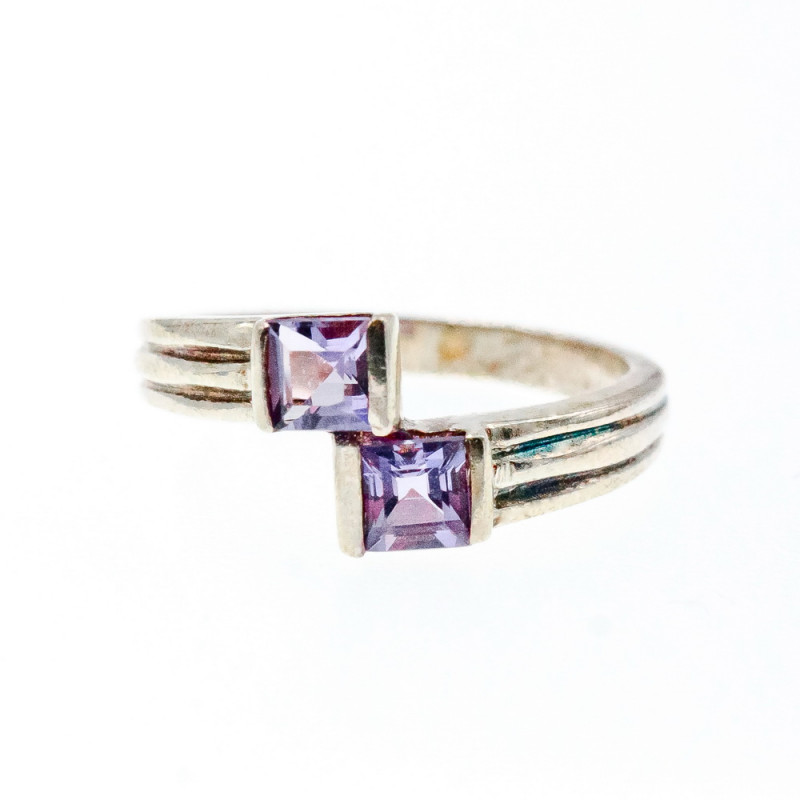 Sky Jewelry Серебряное кольцо с иолитом  Классика