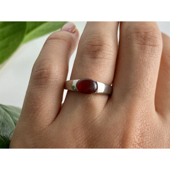 Sky Jewelry Кольцо из серебра с агатом Винтаж 77