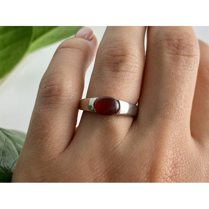 Sky Jewelry Кольцо из серебра с агатом Винтаж 77